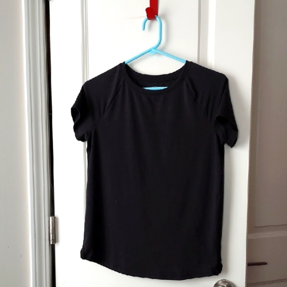 Athletic Works Black Short Sleeve T-Shirt Xl